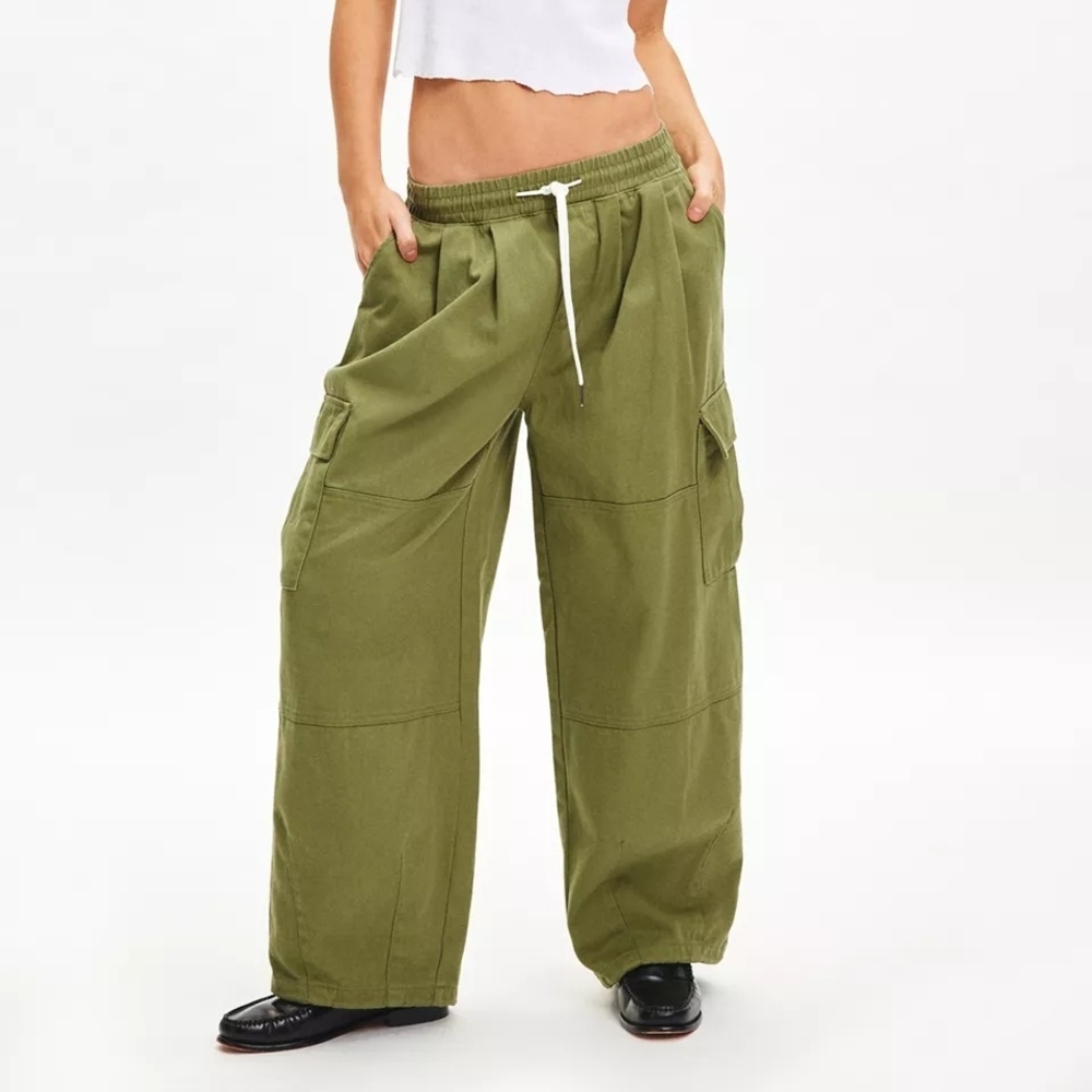 Urban Outfitters Olive Wide Leg Pants